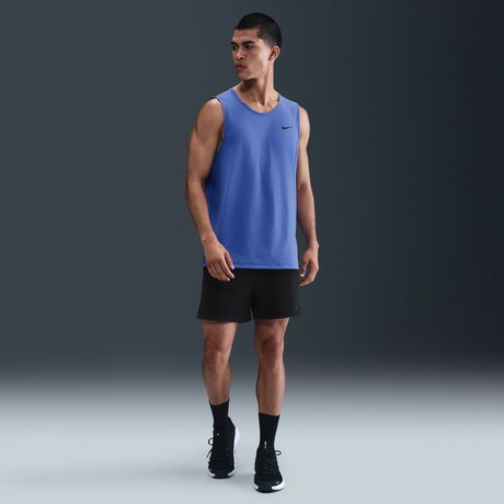 NIKE - Dri-FIT Hyverse Tank Erkek Mavi Atlet