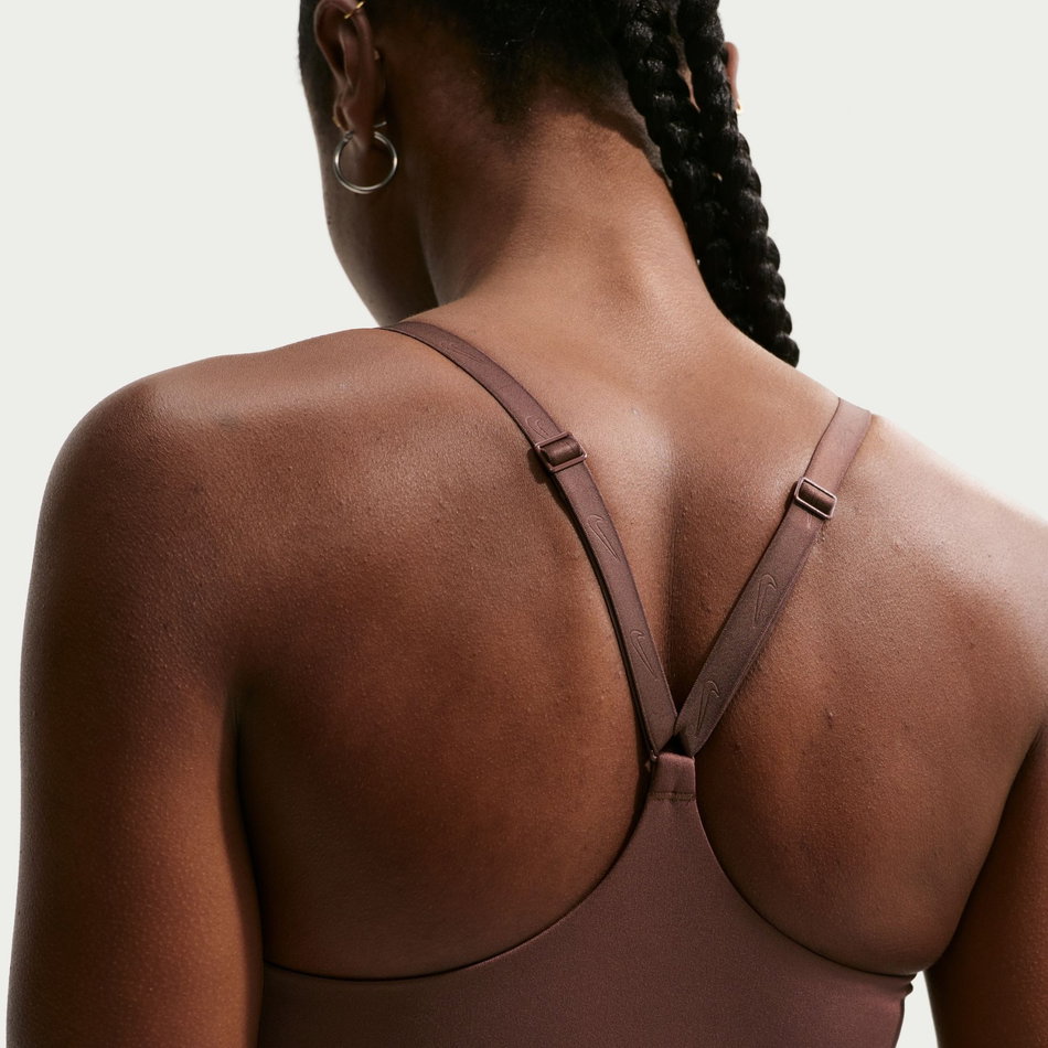 Dri-FIT Indy Bra Pedli Kadın Kahverengi Sporcu Sütyeni