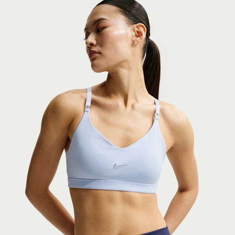 NIKE - Dri-FIT Indy Bra Kadın Mavi Sporcu Sütyeni (1)