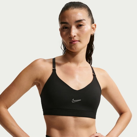 NIKE - Dri-FIT Indy Bra Pedli Kadın Siyah Sporcu Sütyeni