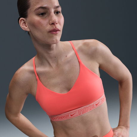 NIKE - Dri-FIT Indy Bra Kadın Turuncu Sporcu Sütyeni