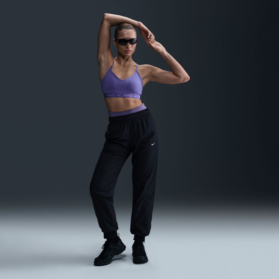 Dri-FIT Indy Light Support Bra Kadın Mor Sporcu Sütyeni