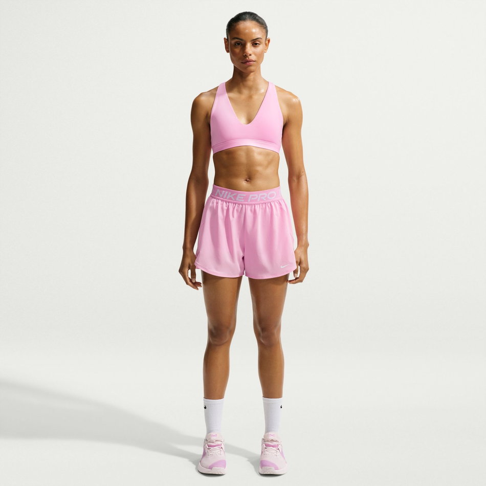 Dri-FIT Indy Strappy Bra Kadın Pembe Sporcu Sütyeni