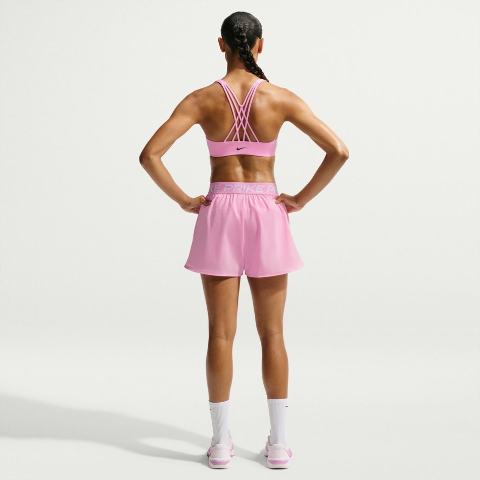 Dri-FIT Indy Strappy Bra Kadın Pembe Sporcu Sütyeni