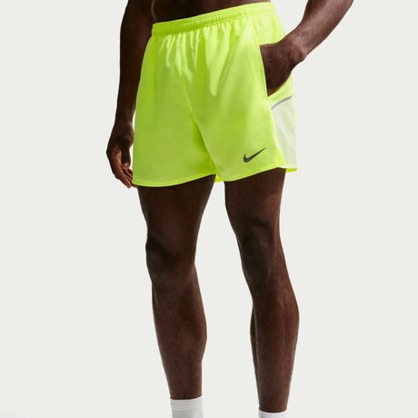 NIKE - Dri-FIT Miler 5Bf Short Erkek Sarı Şort (1)