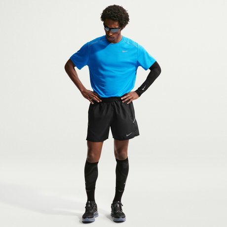NIKE - Dri-FIT Miler 5Bf Short Erkek Siyah Şort