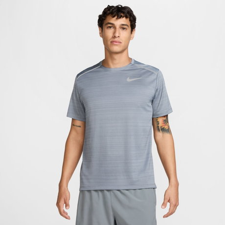 NIKE - Dri-FIT Miler Erkek Koşu Gri Tişört