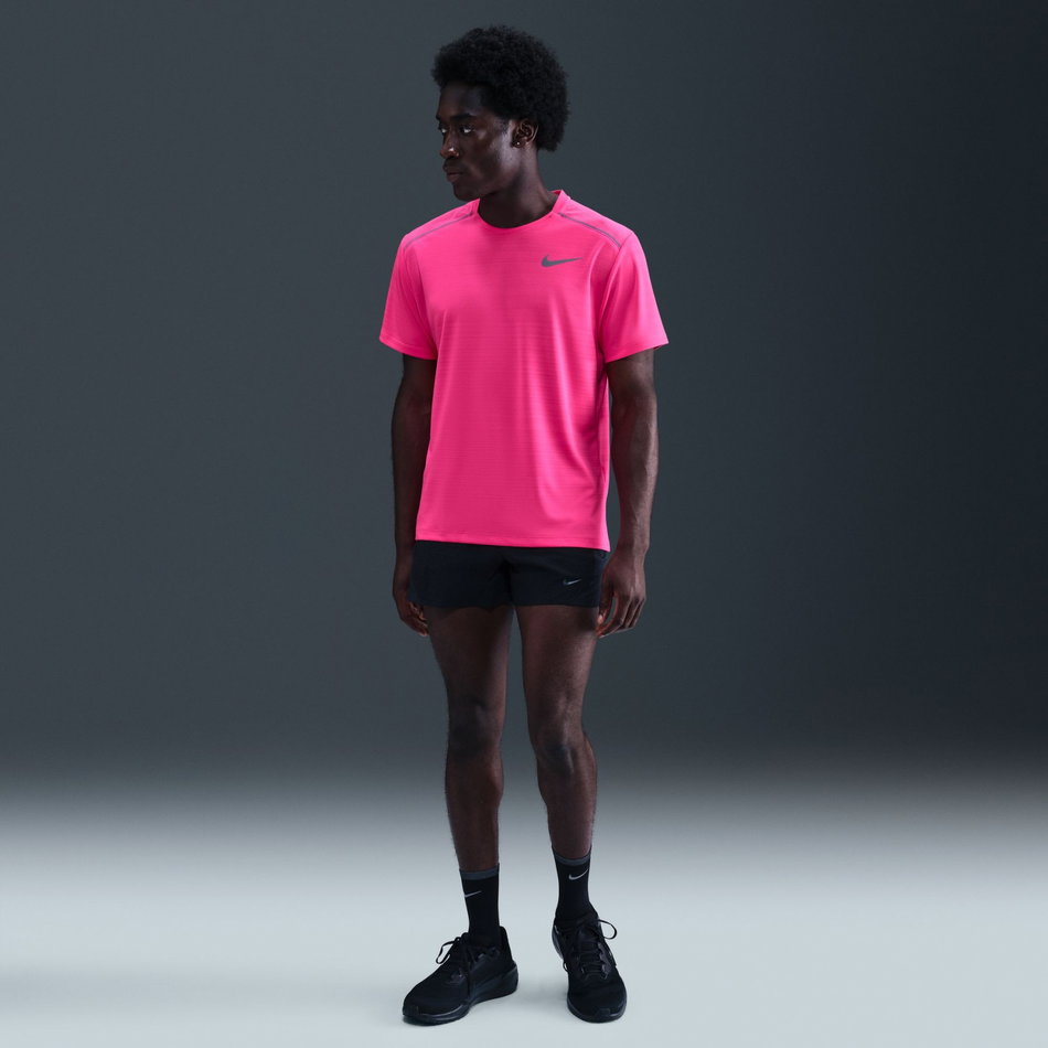 Dri-FIT Miler Erkek Pembe Koşu Tişörtü