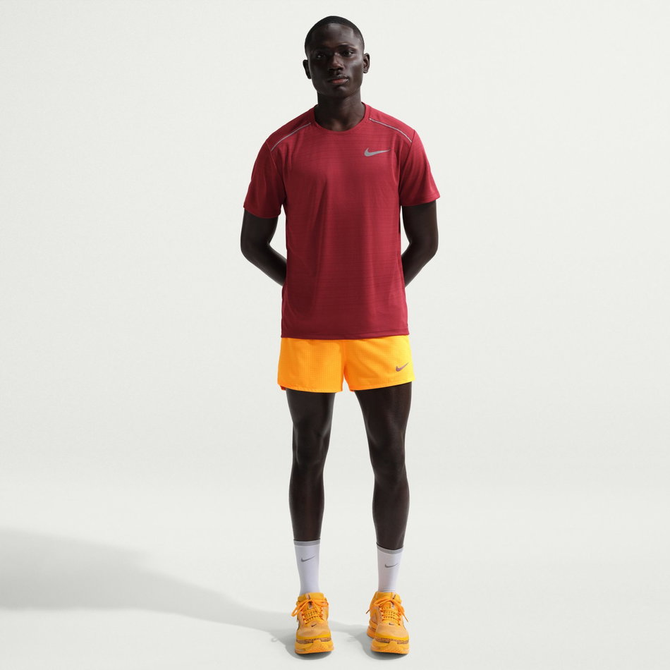 Dri-FIT Miler Ss Erkek Kırmızı Tişört
