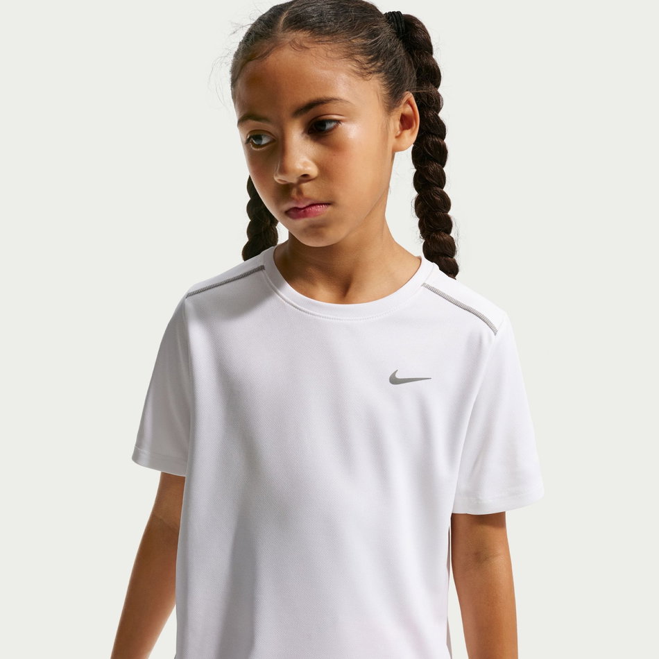 Dri-FIT Miler Ss Top Çocuk Beyaz Tişört