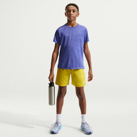 NIKE - Dri-FIT Miler Ss Top Çocuk Mavi Tişört