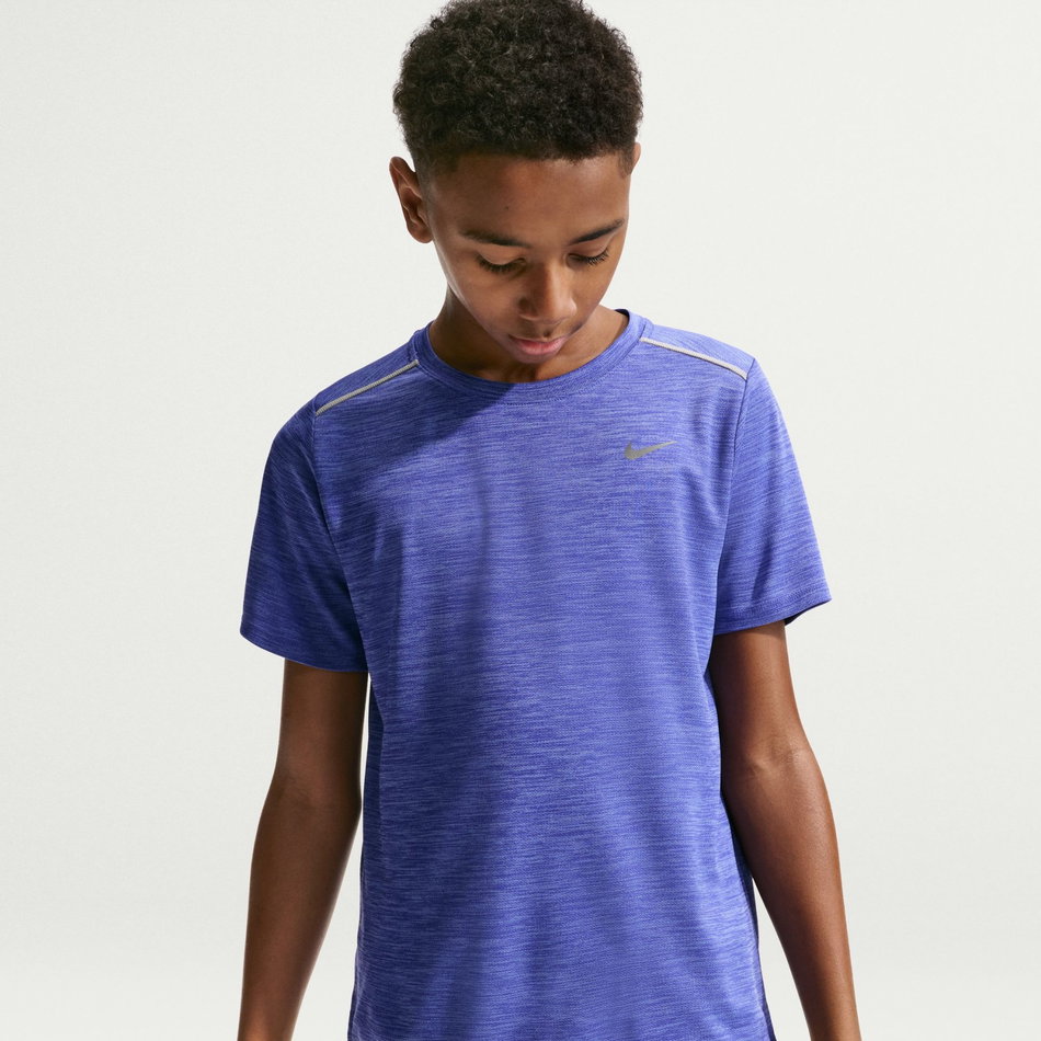 Dri-FIT Miler Ss Top Çocuk Mavi Tişört