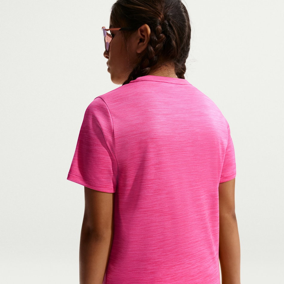 Dri-FIT Miler Ss Top Çocuk Pembe Tişört