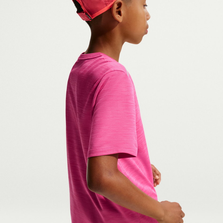 Dri-FIT Miler Ss Top Çocuk Pembe Tişört
