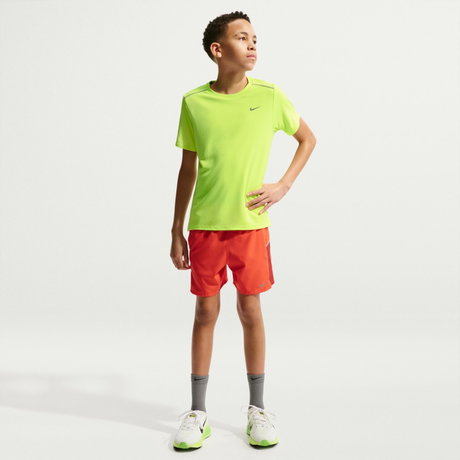 NIKE - Dri-FIT Miler Ss Top Çocuk Sarı Tişört