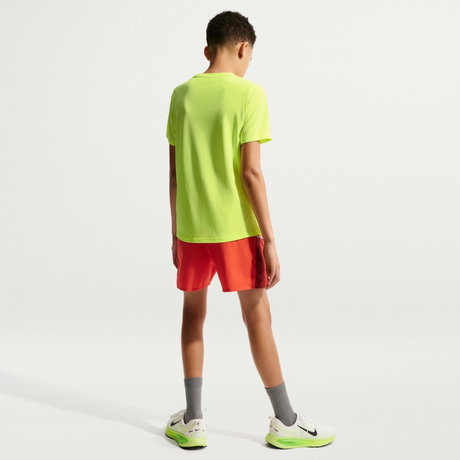 NIKE - Dri-FIT Miler Ss Top Çocuk Sarı Tişört (1)