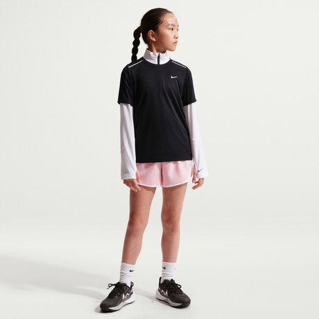 NIKE - Dri-FIT Miler Ss Top Çocuk Siyah Tişört (1)