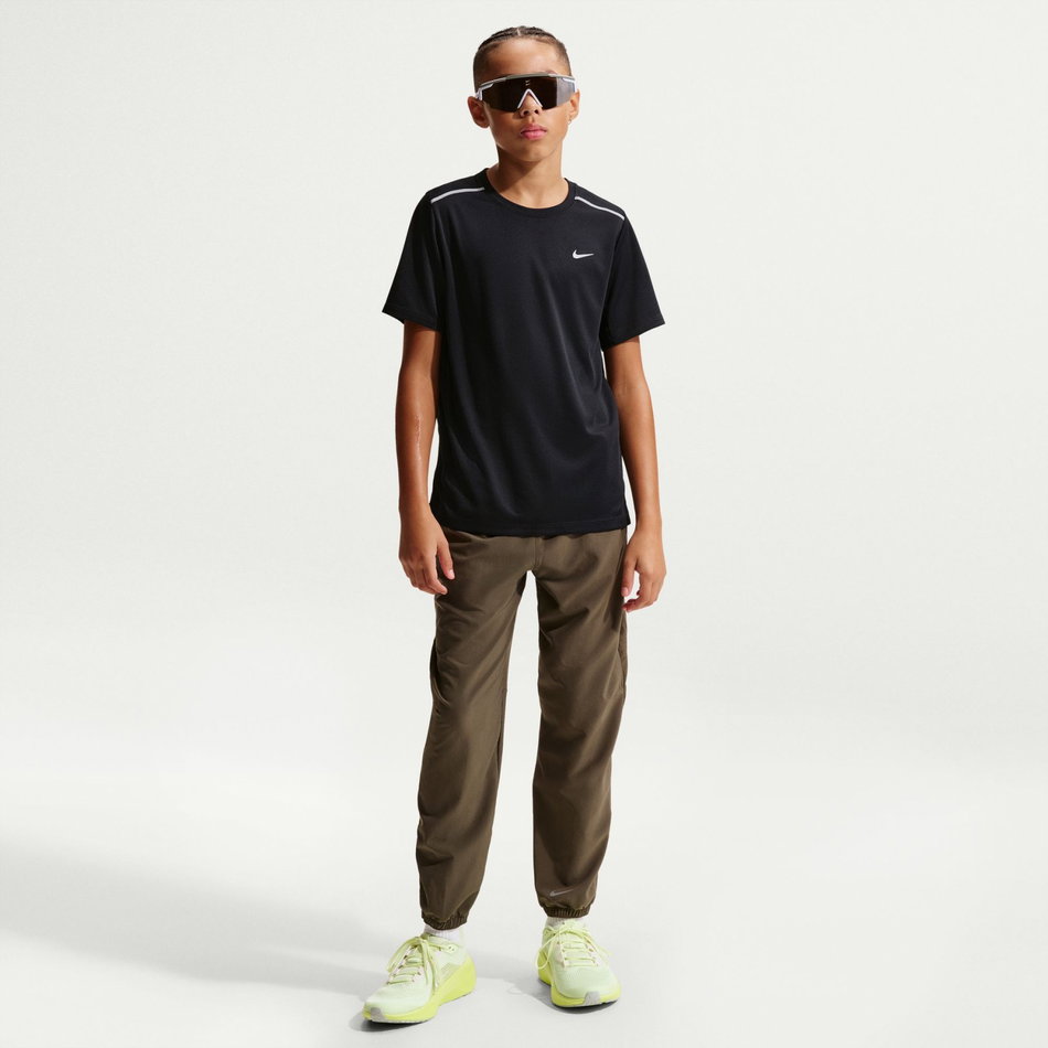 Dri-FIT Miler Ss Top Çocuk Siyah Tişört