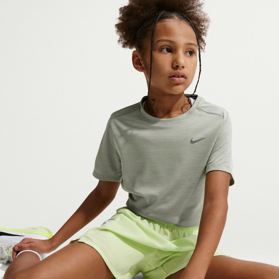 Dri-FIT Miler Ss Top Çocuk Yeşil Tişört