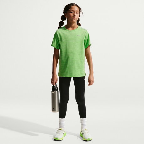 NIKE - Dri-FIT Miler Ss Top Çocuk Yeşil Tişört (1)