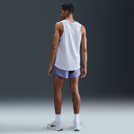 NIKE - Dri-FIT Miler Tank Erkek Beyaz Atlet (1)