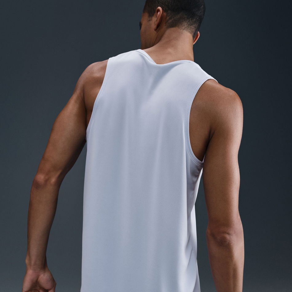 Dri-FIT Miler Tank Erkek Beyaz Atlet
