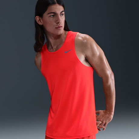 NIKE - Dri-FIT Miler Tank Erkek Kırmızı Atlet