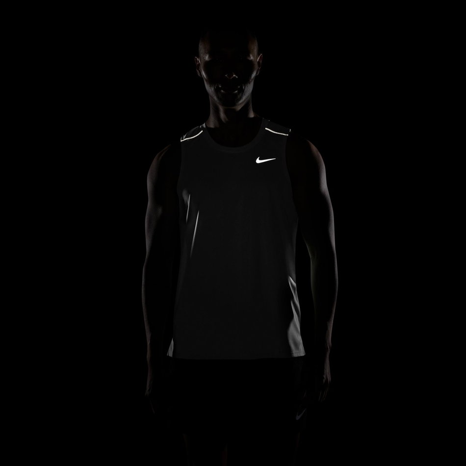 Dri-FIT Miler Tank Top Erkek Beyaz Atlet