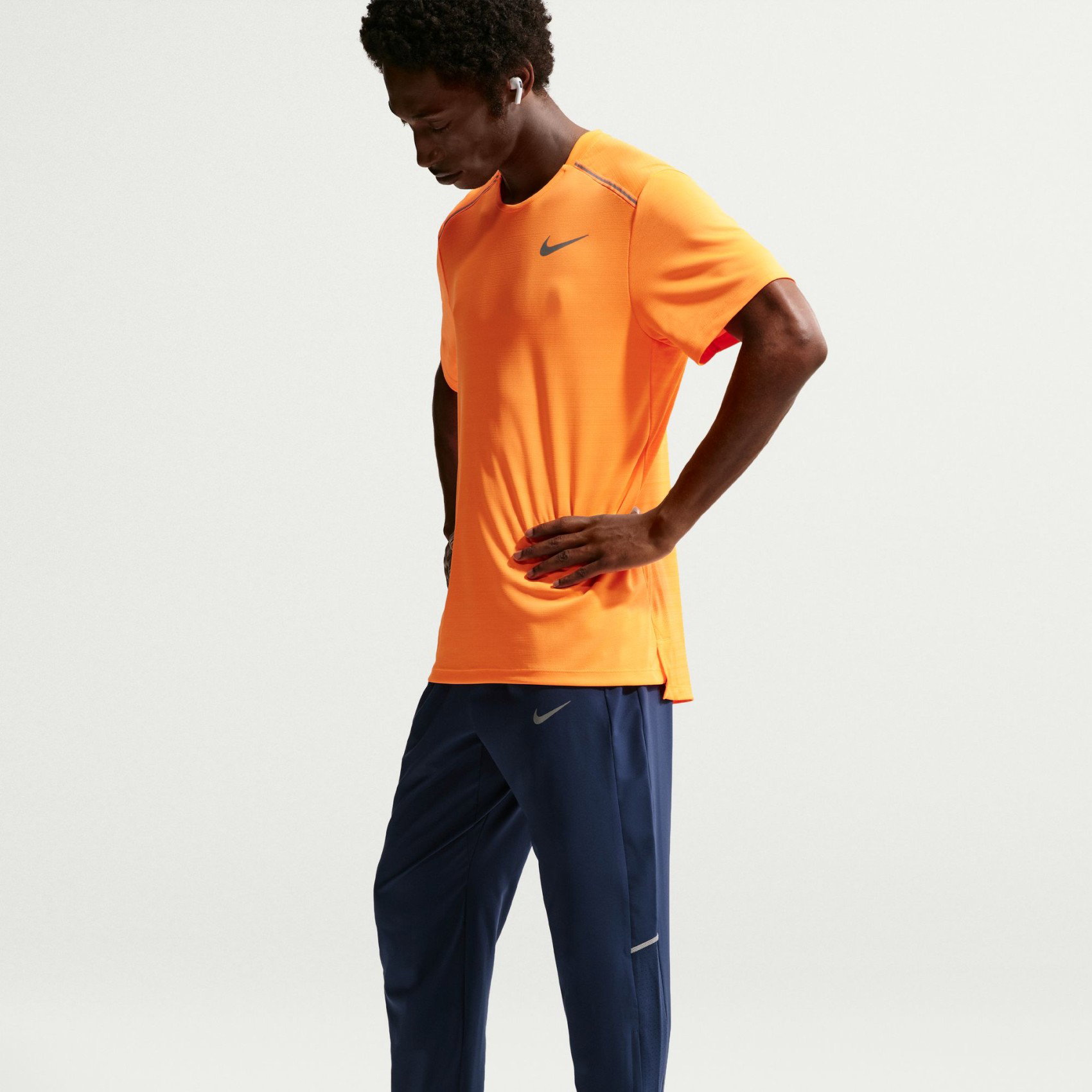Nike Dri-FIT Miler Woven Pant Erkek Mavi Eşofman Altı IF2062-410