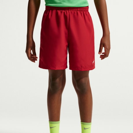 NIKE - Dri-FIT Multi Woven Short Çocuk Kırmızı Şort (1)