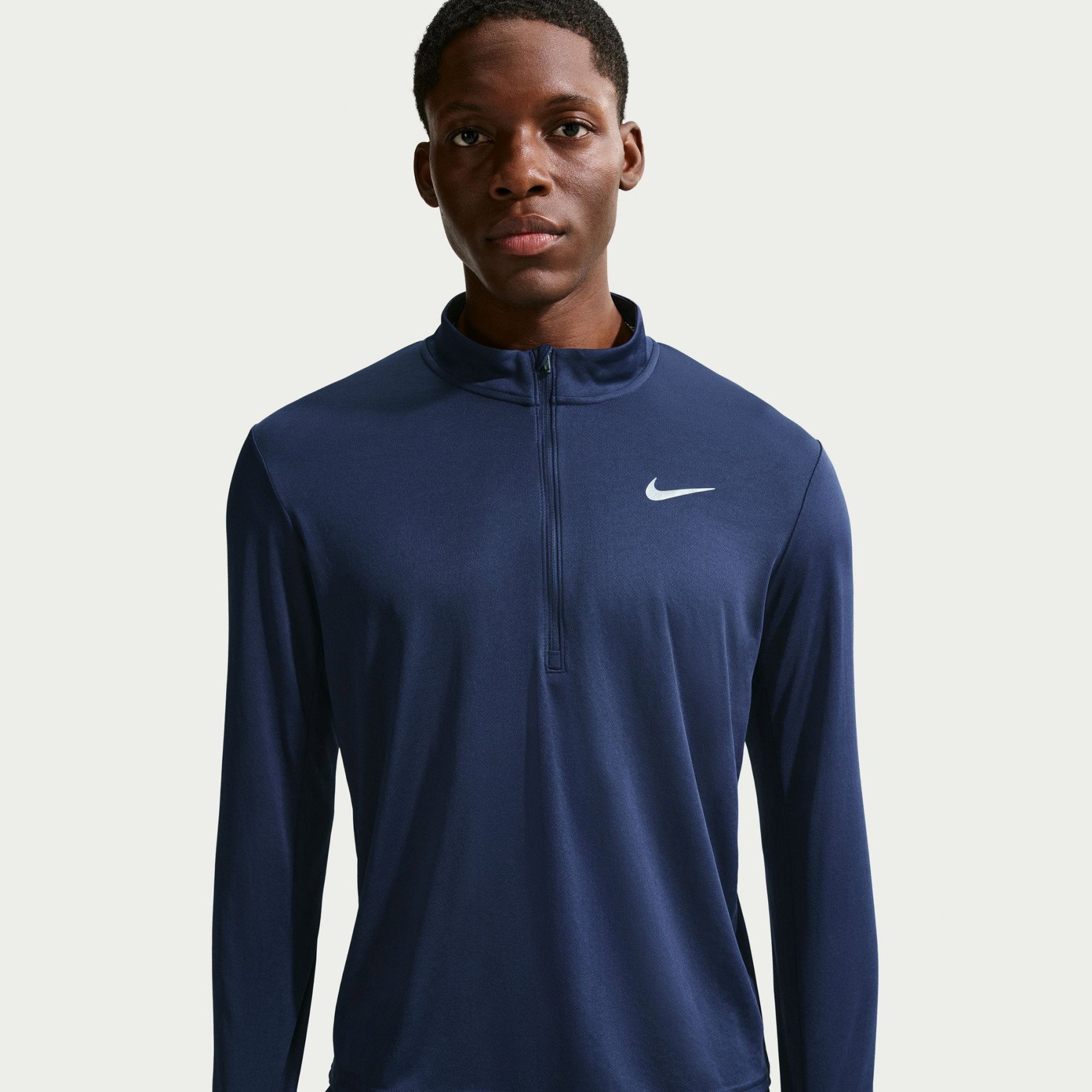 Nike Dri-FIT Pacer Top Hz Erkek Mavi Sweatshirt FQ2494-410