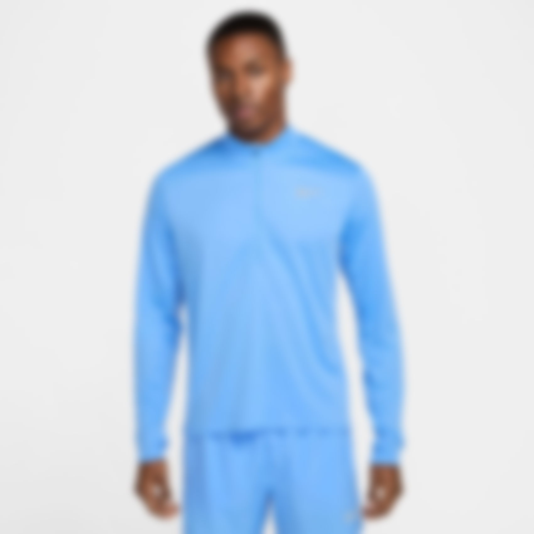 NIKE - Dri-FIT Pacer Top HZ Erkek Mavi Sweatshirt