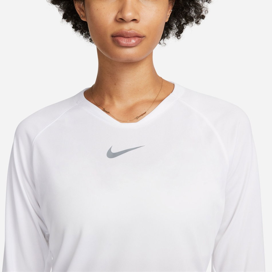 Dri-FIT Park Jersey LS Kadın Beyaz Uzun Kollu Tişört