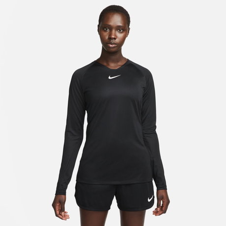 NIKE - Dri-FIT Park Jersey LS Kadın Siyah Uzun Kollu Tişört