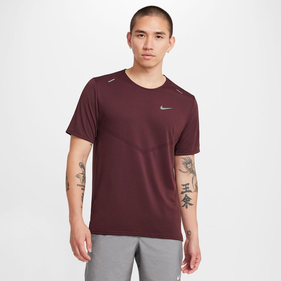 Dri-FIT Rise 365 SS Erkek Bordo Tişört