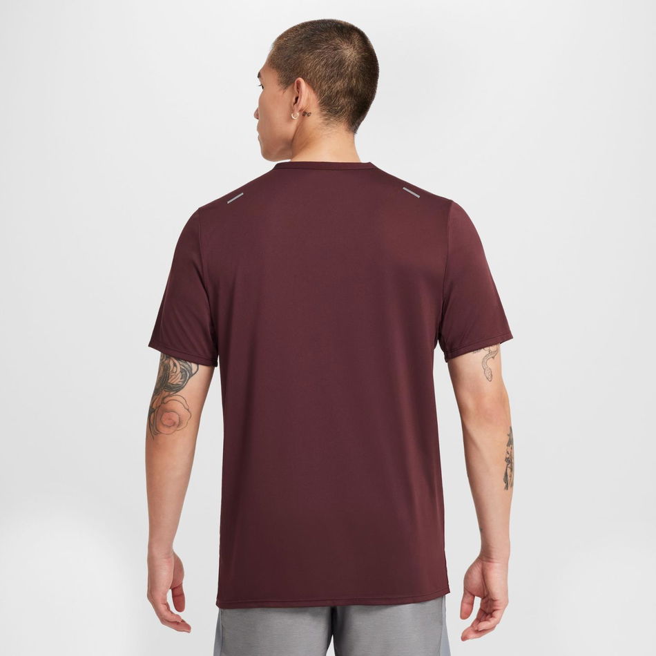 Dri-FIT Rise 365 SS Erkek Bordo Tişört