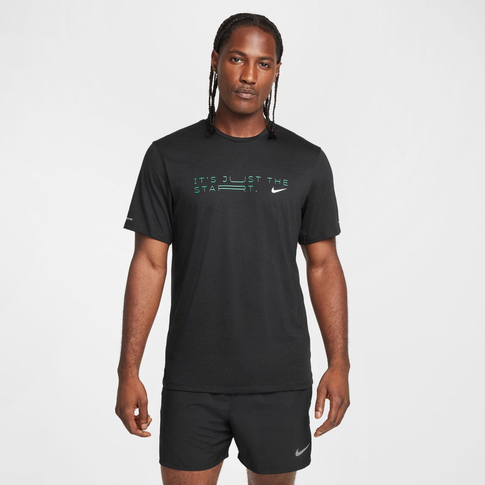 Dri-FIT Rise 365 SS Kipchoge Erkek Siyah Tişört