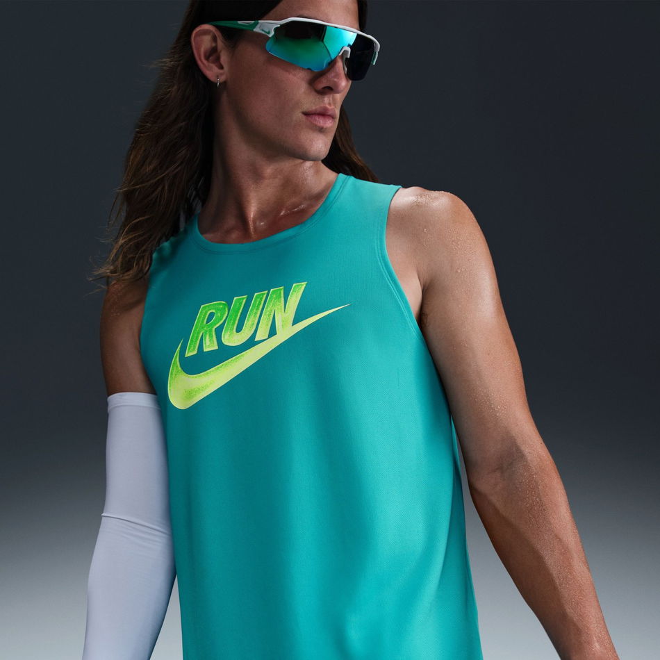 Dri-FIT Run Energy Miler Tank Erkek Mavi Atlet