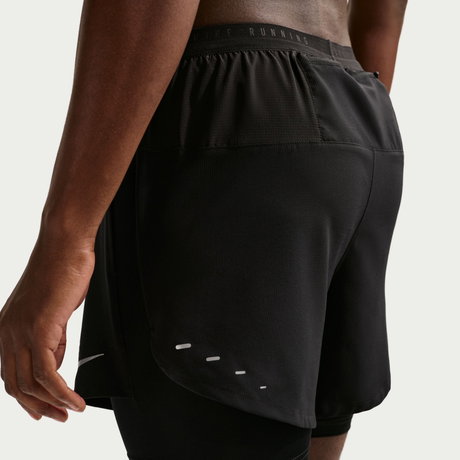 NIKE - Dri-FIT Stride 5IN Hybrid Short Erkek Siyah Şort (1)