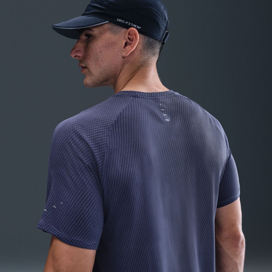 Dri-FIT Stride Jacquard SS Erkek Mavi Tişört