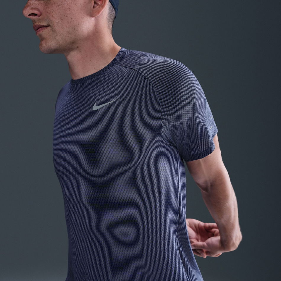 Dri-FIT Stride Jacquard SS Erkek Mavi Tişört