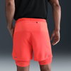 NIKE - Dri-FIT Stride Short Hybrid Erkek Kırmızı Şort (1)