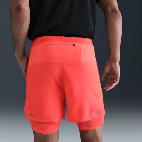 NIKE - Dri-FIT Stride Short Hybrid Erkek Kırmızı Şort (1)
