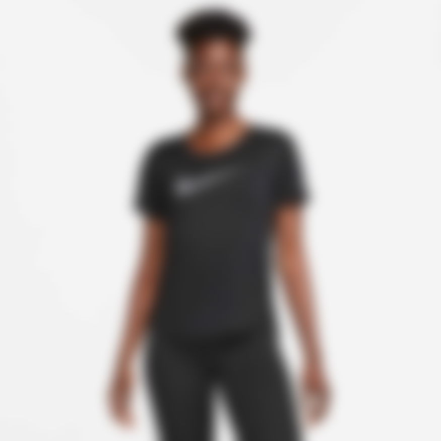 NIKE - Dri Fit Swoosh Hbr Short-Sleeve Top Kadın Tişört