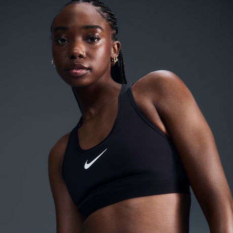 NIKE - Dri-FIT Swoosh Hafif Destekli Ayarlanabilir Kadın Sporcu Sütyeni (1)