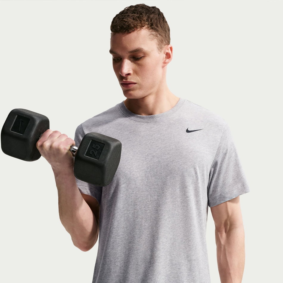 Dri-FIT Tee Crew Solid Erkek Gri Tişört