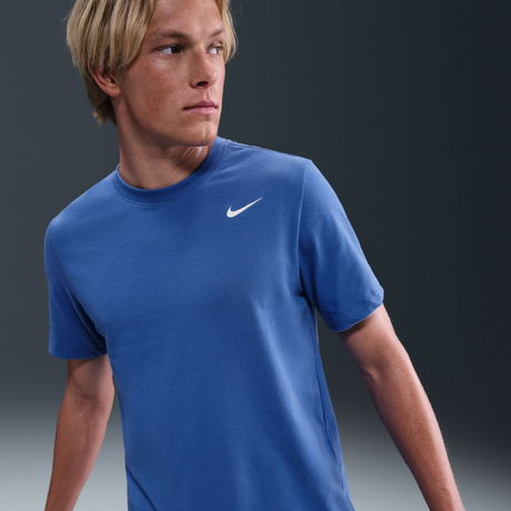 NIKE - Dri-FIT Tee Crew Solid Erkek Mavi Tişört