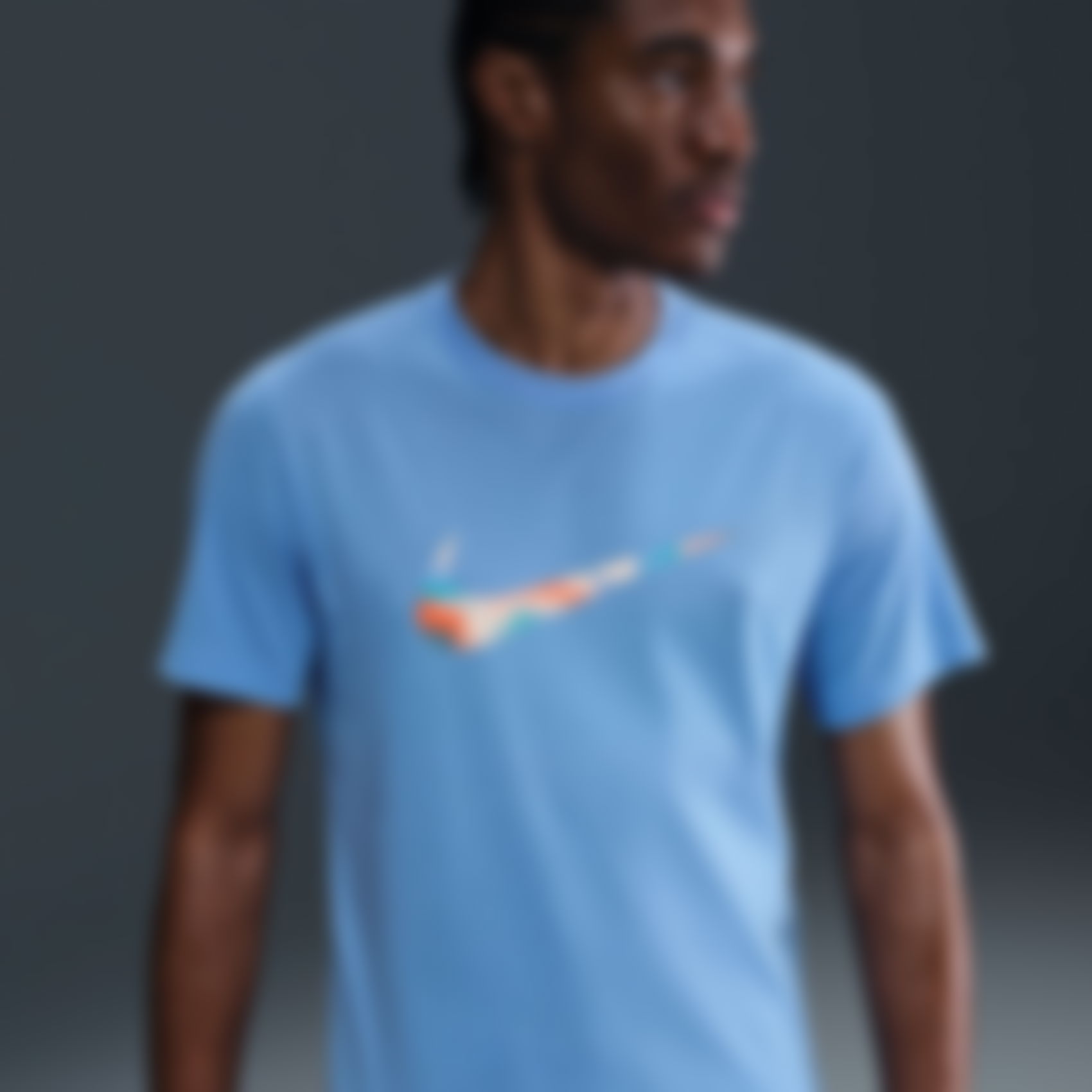 NIKE - Dri-FIT Tee Lava Swoosh Erkek Mavi Tişört