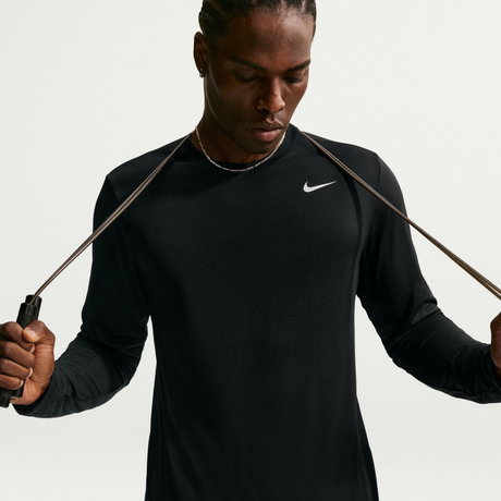 NIKE - Dri-FIT Tee Ls Reset Erkek Siyah Sweatshirt