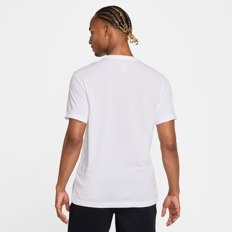 NIKE - Dri-FIT Tee Novelty Erkek Beyaz Tişört (1)